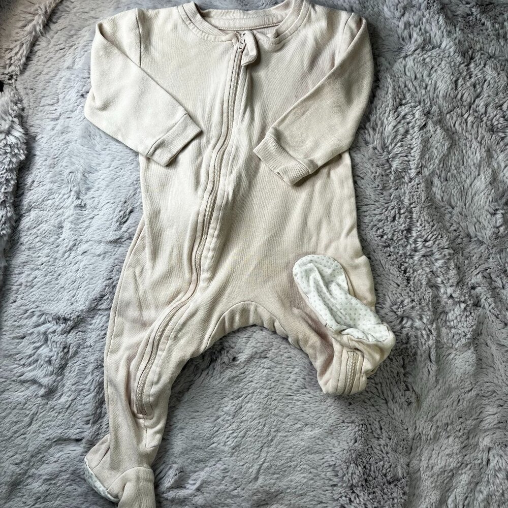 Zippyjamz 3-6 months off white